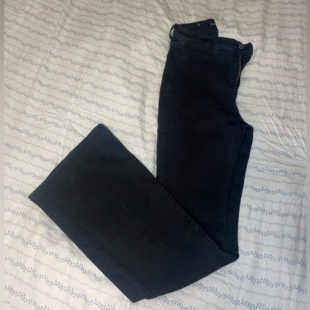 Fashion Nova Black Flared Pants